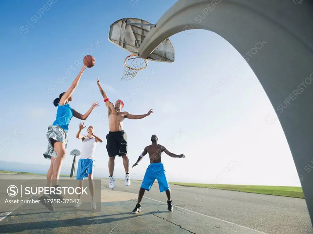 Basketball players