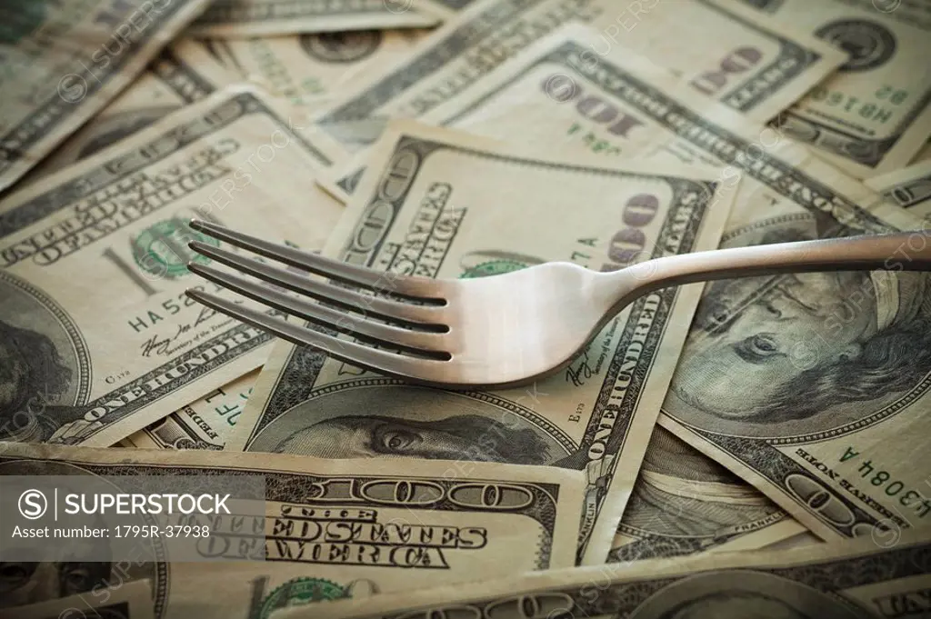 Fork and money