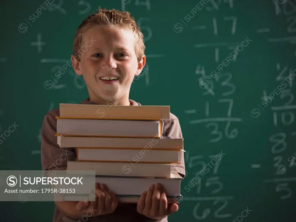Young student in classroom