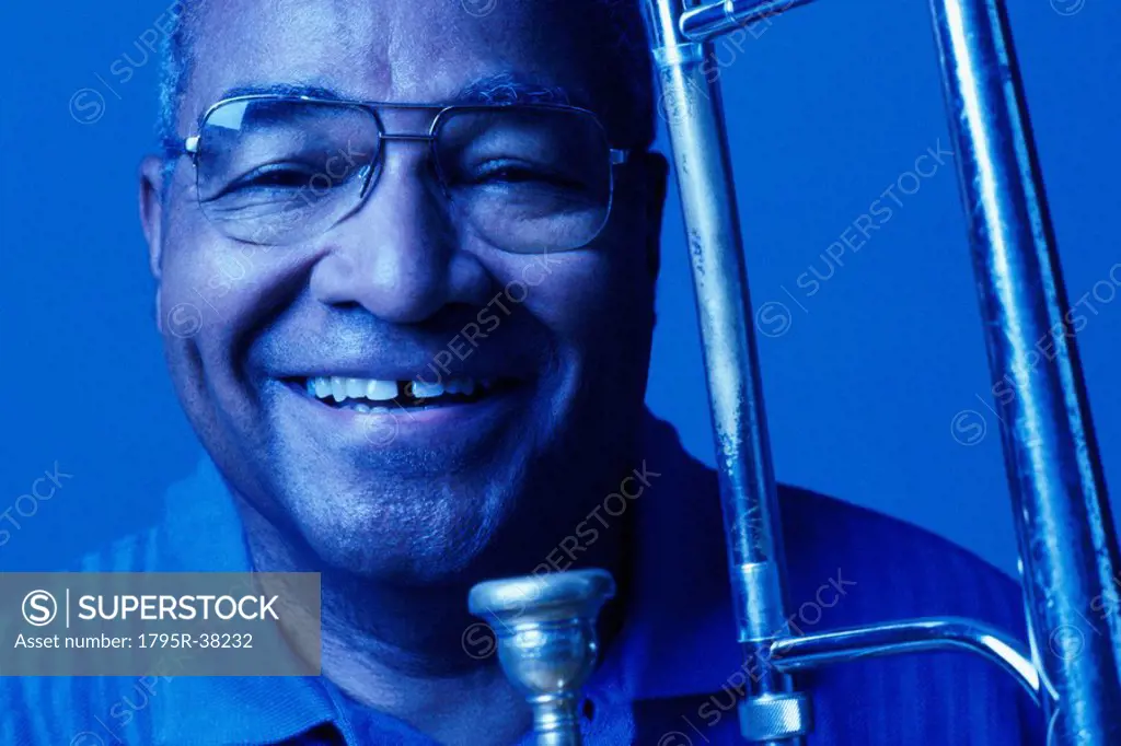 Man with trombone