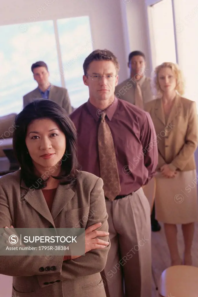 Group of office executives