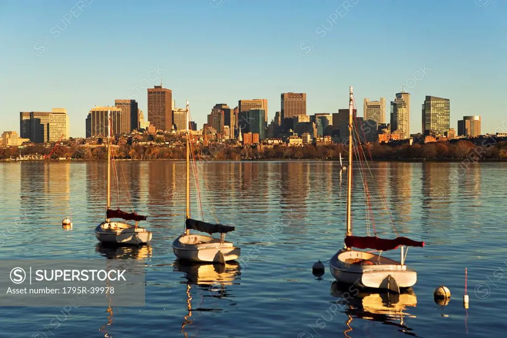 USA, Massachusetts, Boston skyline