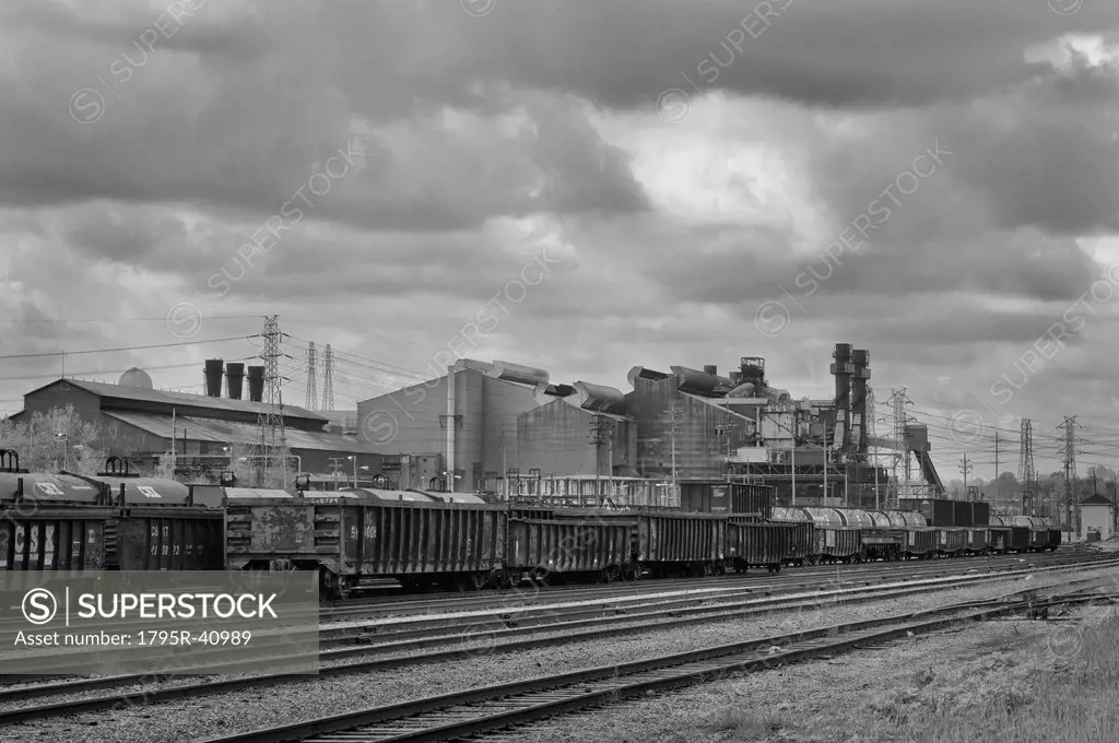 USA, Ohio, Steel Mill