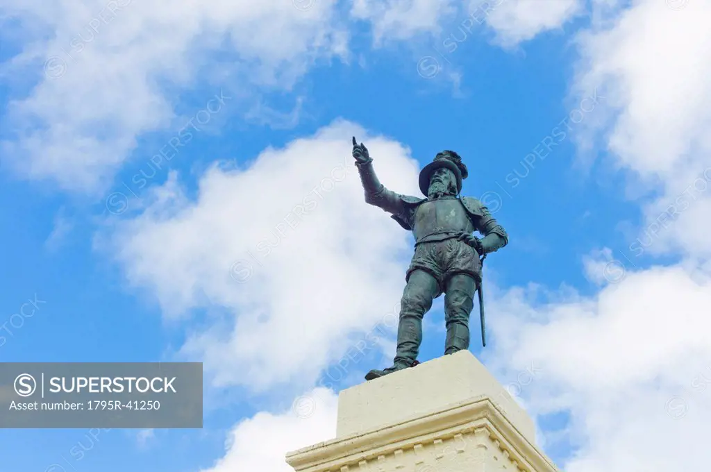 Puerto Rico, Old San Juan, Juan Ponce De Leon Statue