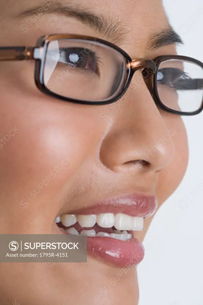 Headshot of woman wearing glasses