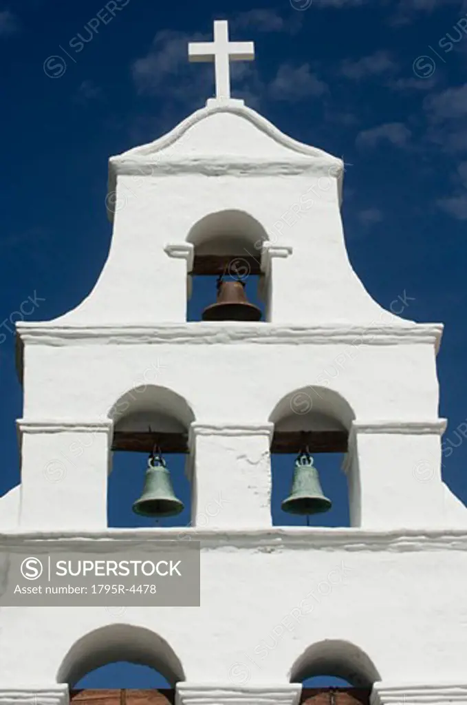 Church bells, Mission San Diego de Alcala, San Diego, California, United States