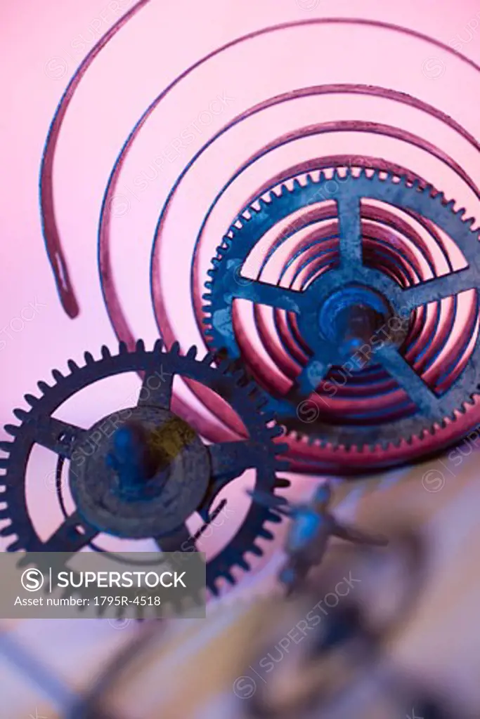 Close-up of cog wheels
