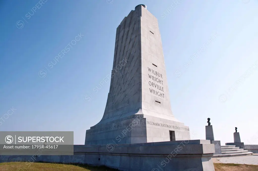 USA, North Carolina, Outer Banks, Kill Devil Hills, Wright Brothers Memorial