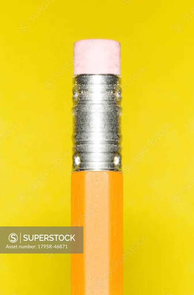 Close_up of pencil with eraser