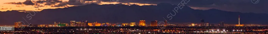 USA, Nevada, Las Vegas skyline