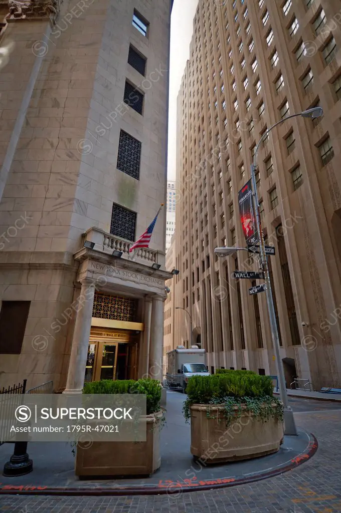 USA, New York, New York City, New York Stock Exchange