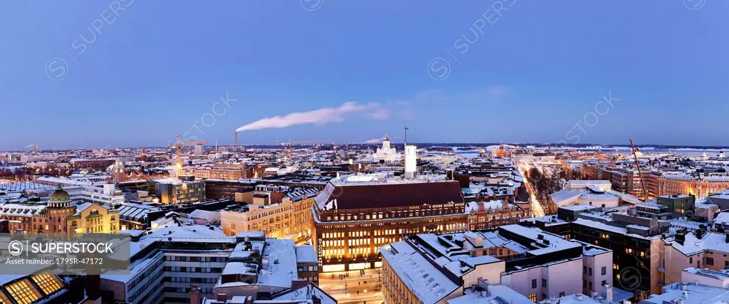 Finland, Helsinki, Uspenski Cathedral and Lutheran Cathedral