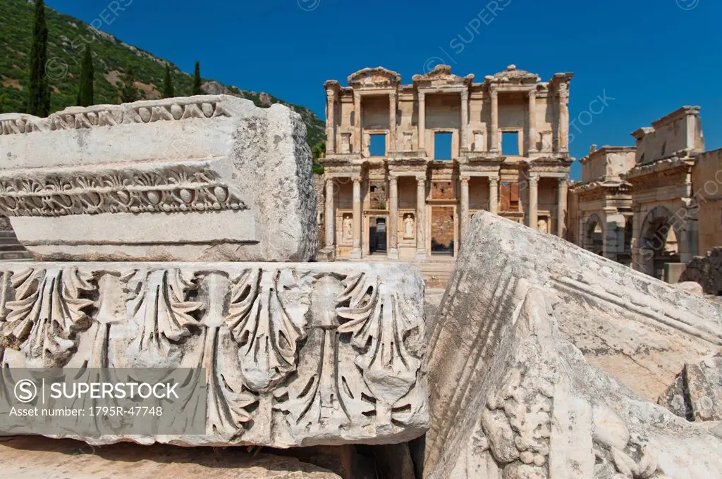 Turkey, Ephesus, Library of Celsus
