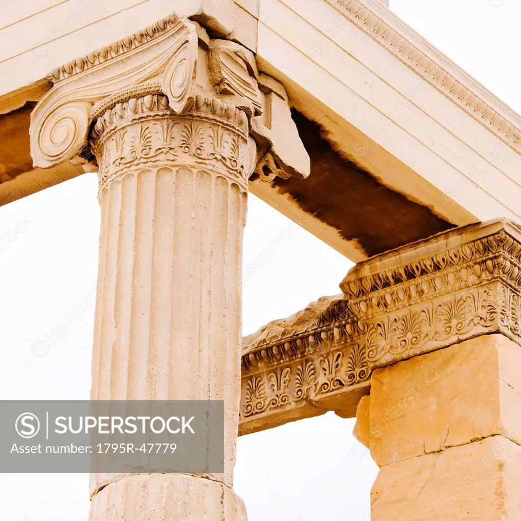 Greece, Athens, Acropolis, Corinthian column ruin