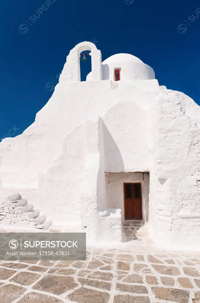 Greece, Cyclades Islands, Mykonos, Paraportiani church