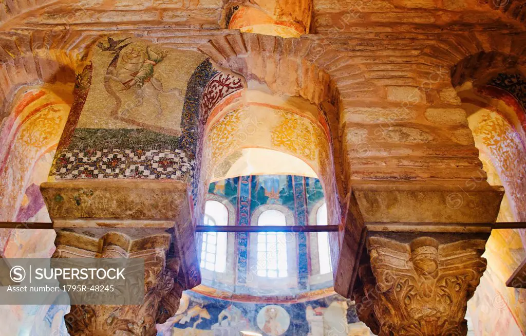 Turkey, Istanbul, Church of St Saviour in Chora interior