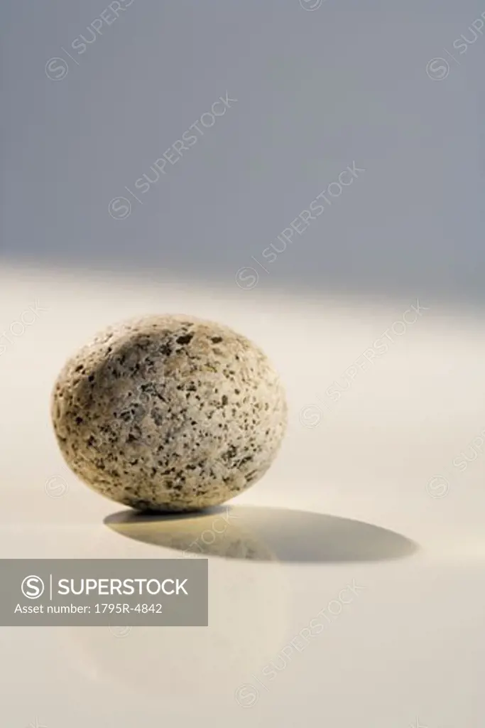 Closeup of a single rock