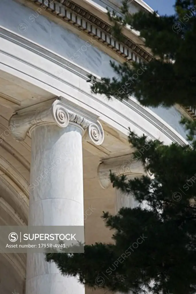 Ionic column Jefferson Memorial Washington DC USA