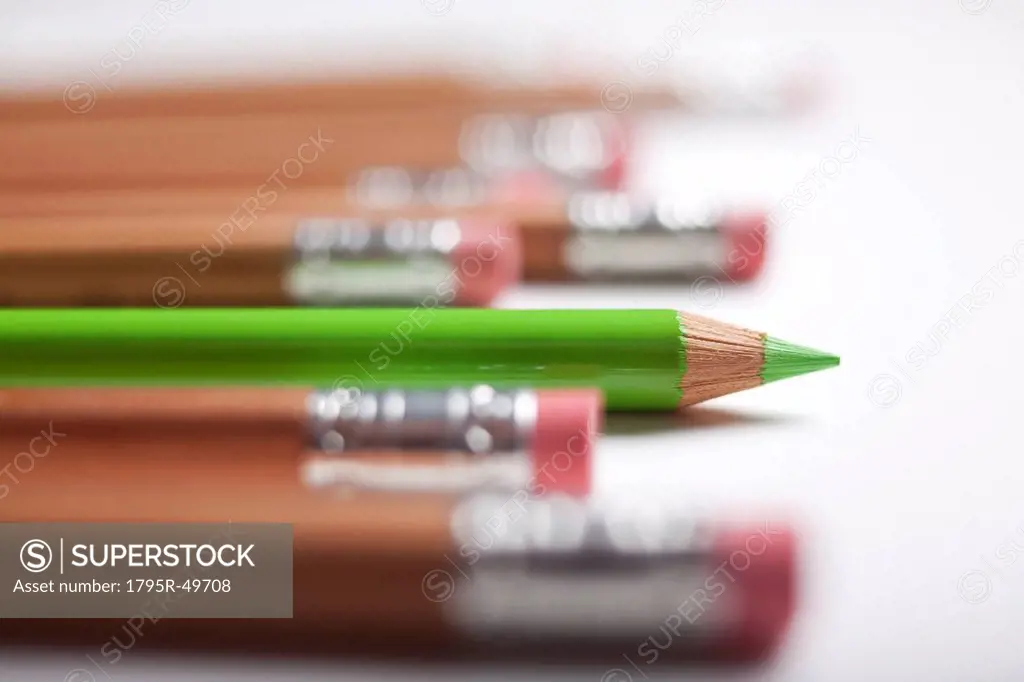 Studio shot of pencils