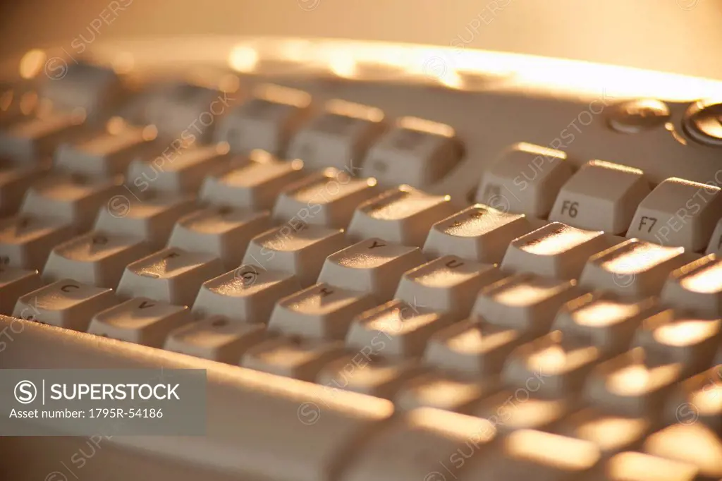 Studio shot of computer keyboard