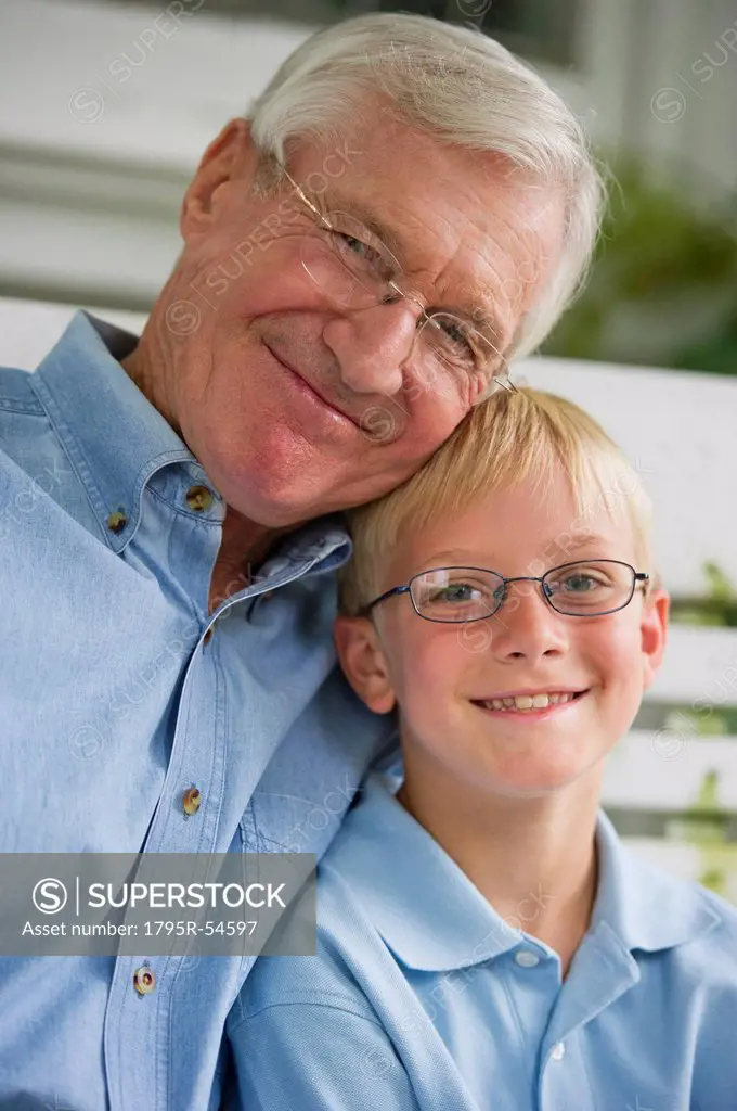 Portrait of grandfather and grandson 10_11