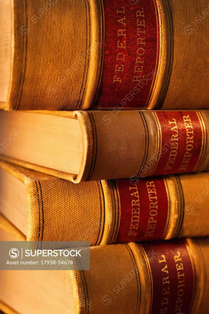 Close_up of lawyer books