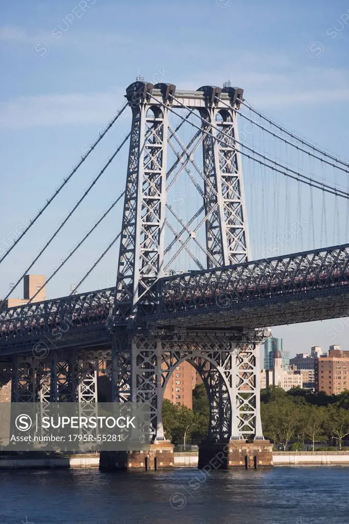 USA, New York State, New York City, Manhattan, Williamsburg Bridge