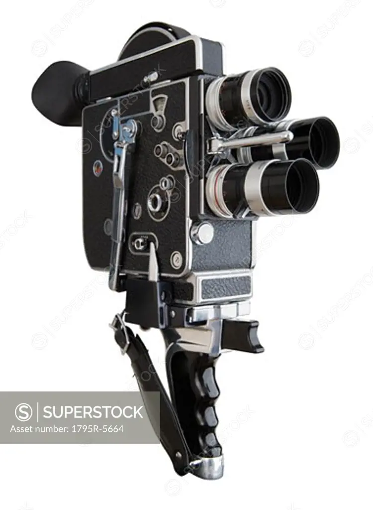 Close-up of film camera
