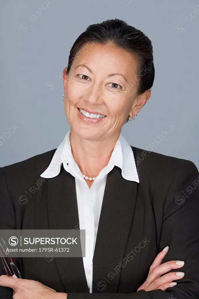 Portrait of portrait of happy mature businesswoman
