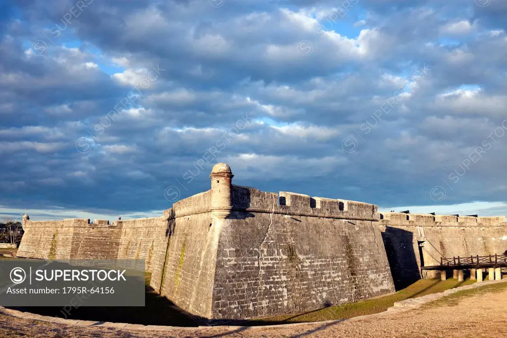 USA, Florida, St. Augustine, Ancient fort