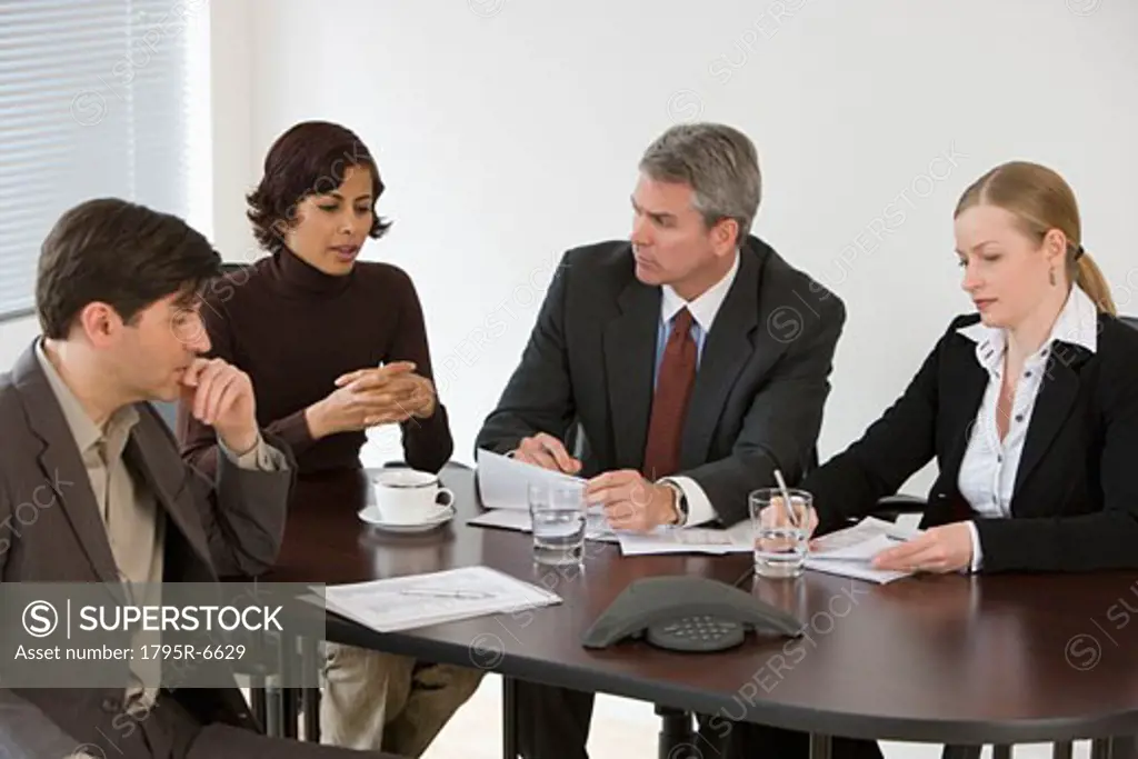 Group of businesspeople in meeting