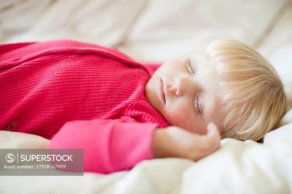 Portrait of baby girl 18_23 months sleeping
