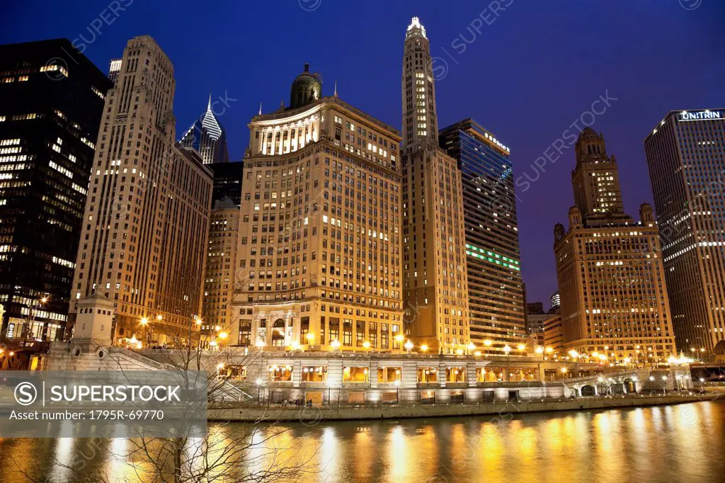 USA, Illinois, Chicago, City view