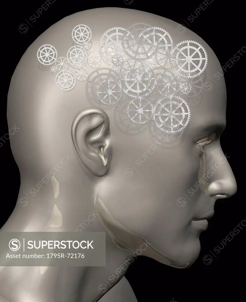 Conceptual image of human brain