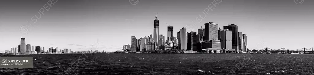 Panoramic view of Lower Manhattan