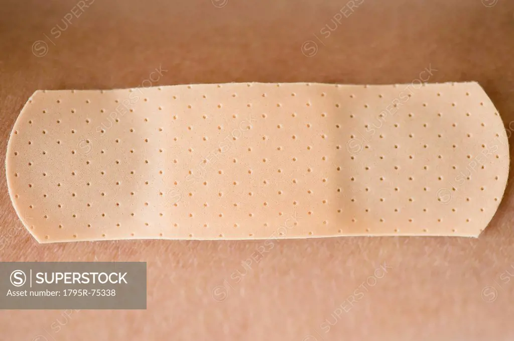 Studio shot of adhesive bandage