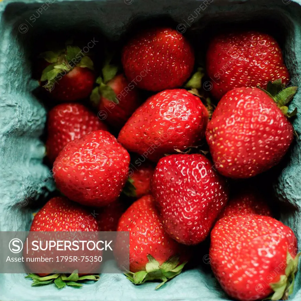 Studio shot of fresh strawberries