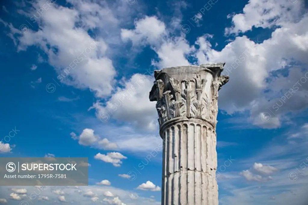 Corinthian column of Phocus, Roman Forum, Italy