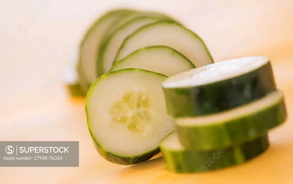 Studio shot of cucumber