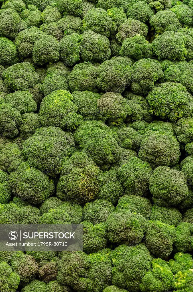 Stack of broccoli