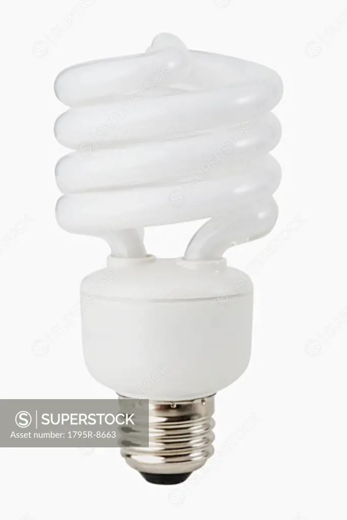 Close-up of energy conservation light bulb