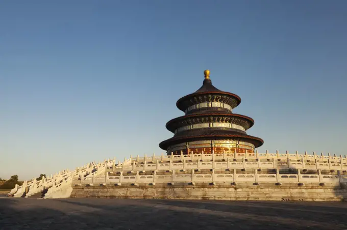 China, Beijing, Exterior of Temple of Heaven