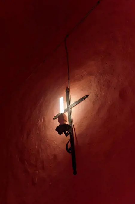 Valladolid, Crucifix on wall