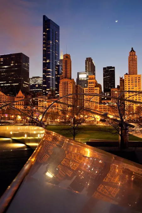 USA, Illinois, Chicago, City view
