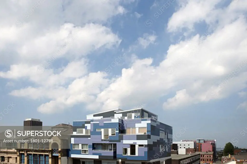 APARTMENTS, LIVERPOOL, MERSEYSIDE, UNITED KINGDOM, LANDSCAPE AERIAL VIEW, GLAS ARCHITECTS