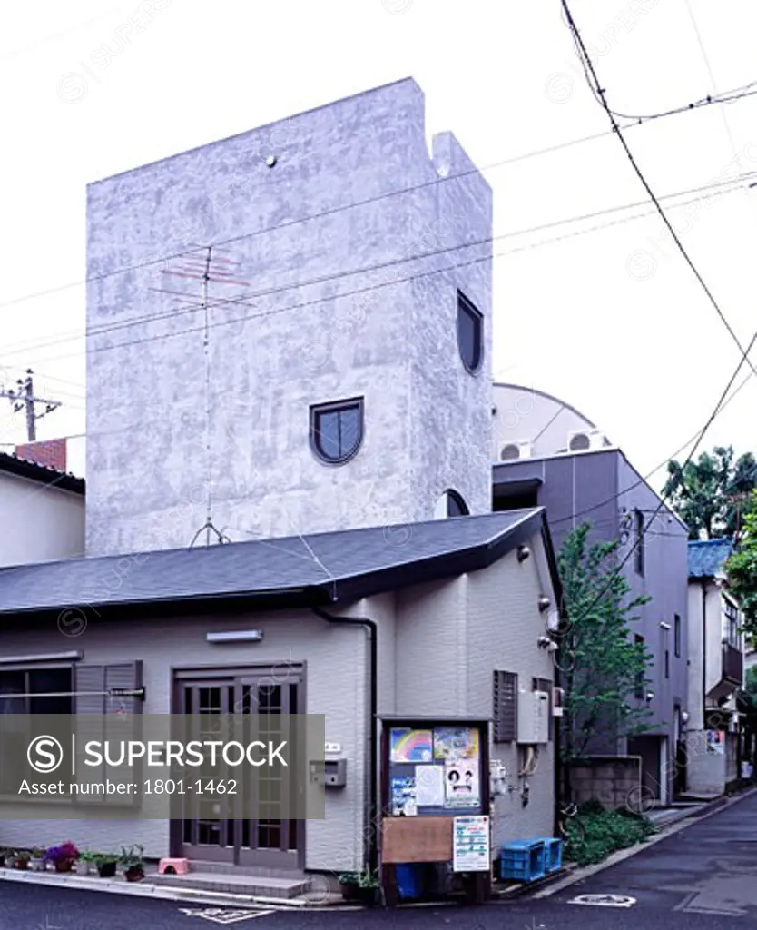THE TOWER HOUSE, TOKYO, JAPAN, EXTERIOR VIEW-STREET VIEW, ATELIER BOW-WOW