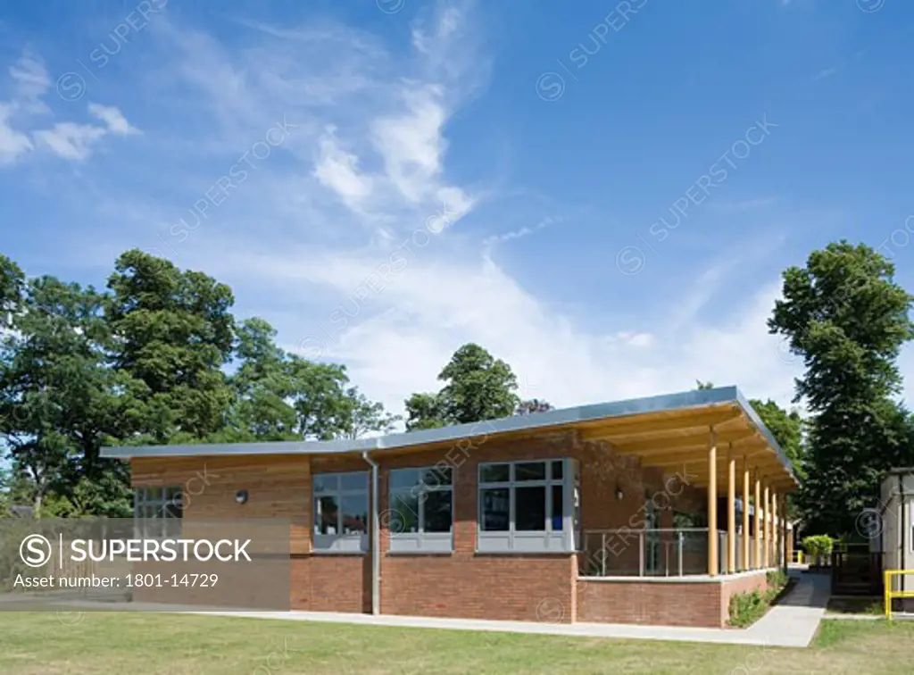 PARK SCHOOL EXTENSION, WOKING, SURREY, UNITED KINGDOM, GENERAL VIEW, HUNTER AND PARTNERS