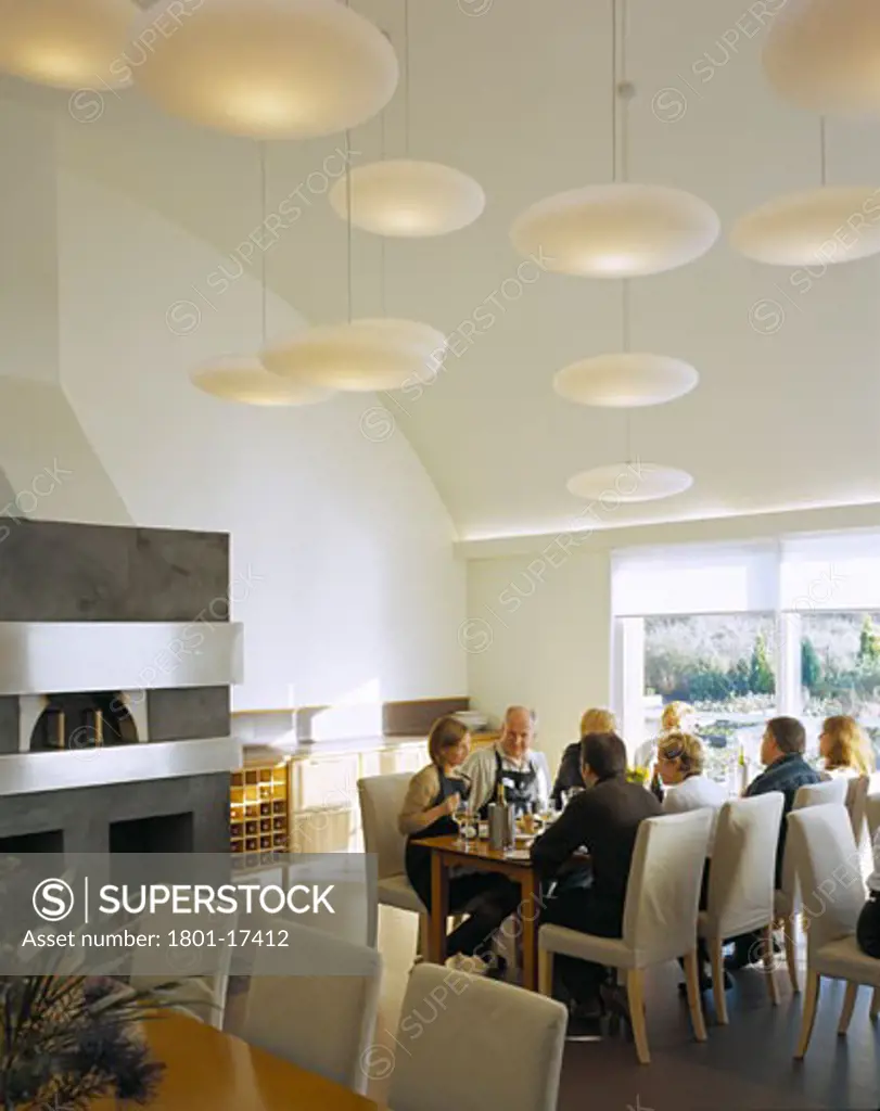 NICK NAIRN COOK SCHOOL, LAKE OF MENTEITH, PORT OF MENTEITH, STIRLINGSHIRE, UNITED KINGDOM, INTERIOR, LISA LE-GROVE