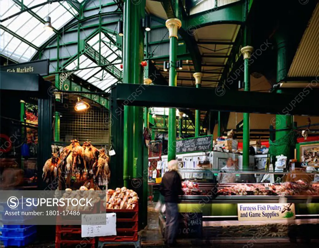 FURNESS FISH, POULTRY AND GAME SUPPLIES, BOROUGH MARKET, 8 SOUTHWARK STREET, LONDON, SE1 SOUTHWARK + BERMONDSEY, UNITED KINGDOM, VIEW OF STALL, LONDON GENERAL VIEWS
