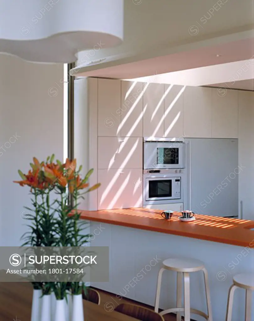 PRIVATE HOUSE, SYDNEY, AUSTRALIA, KITCHEN DETAIL VIEWED FROM DINING ROOM, LUIGI ROSSELLI